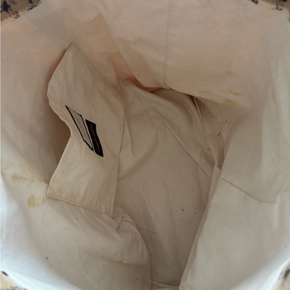 Gucci Beige Floral Transparent Tote commes des garcon collab - Picture 8 of 8